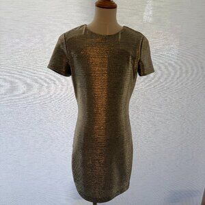 Alice + Olivia Silver Metallic Girls Dress Size 8 Cocktail Party Holiday